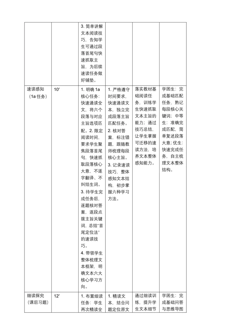 《人教版九年级上册Unit3SmartLearningSectionB1a-1e教学设计详案（阅读课）_初中英语789_26秋最新人教版英语九年级上册_26秋人教九上_00、教案（表格式含反思）word版更新中_3单元》第5页预览