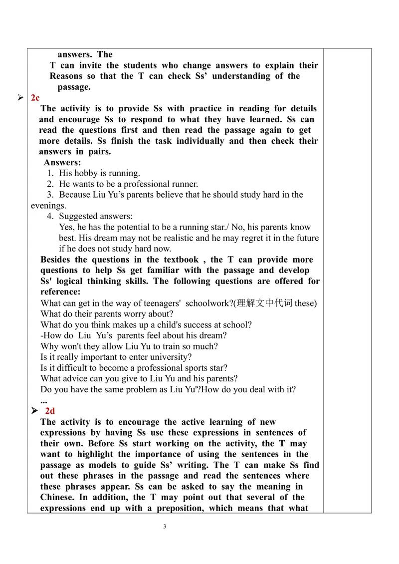 《Unit7SectionB（2a-2e）教案_初中英语789_旧版人教版英语九年级全册_旧版可参考_03.英语9全一册-核心素养教案+PPT课件第3套_9英课件+三维目标教案_9全英语课件+教案Unit7》第3页预览