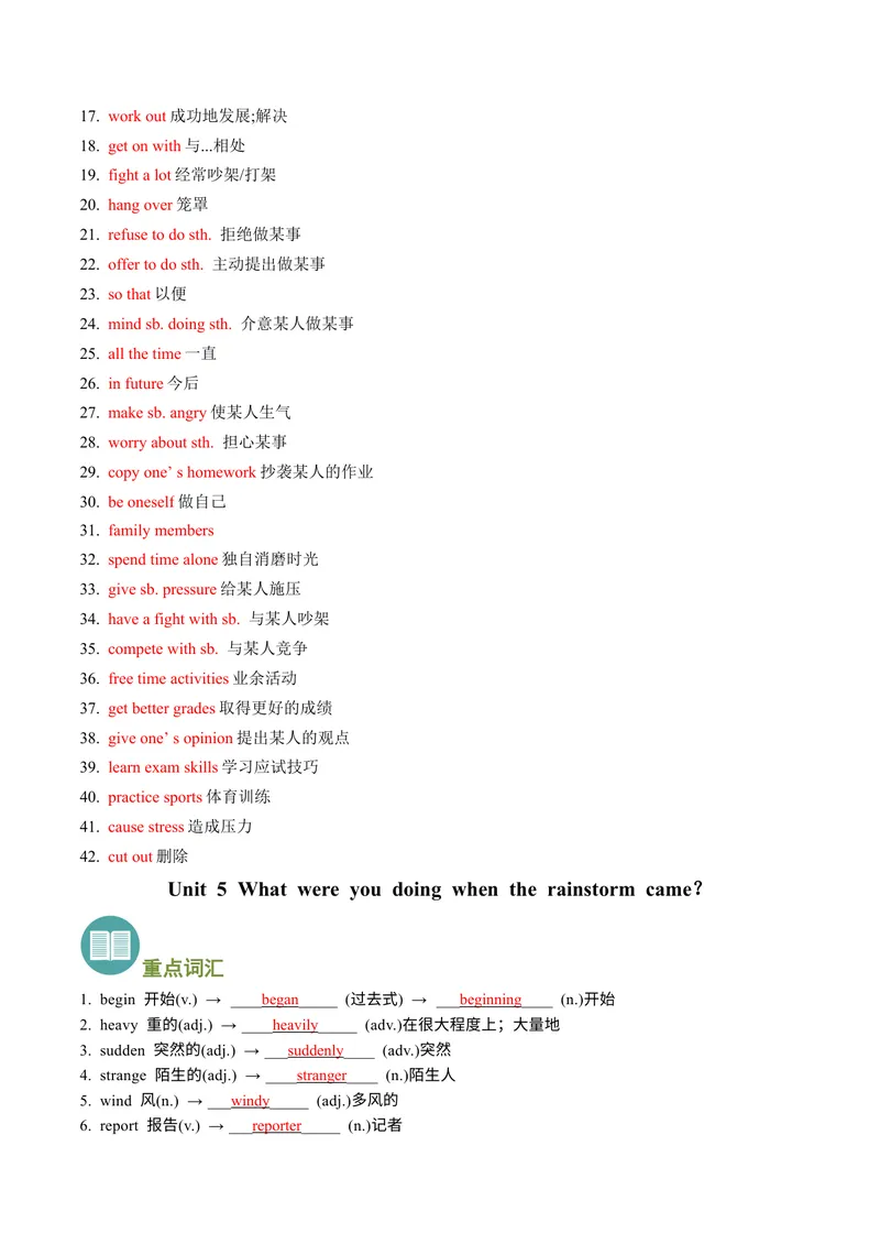 《专题01重点词汇和短语归纳（考点清单）-（人教版）_初中英语789_最新人教版英语八年级下册_旧版（有参考价值）_版本二_八年级英语下册（人教版）_期末专项复习-U302_2024版》第8页预览