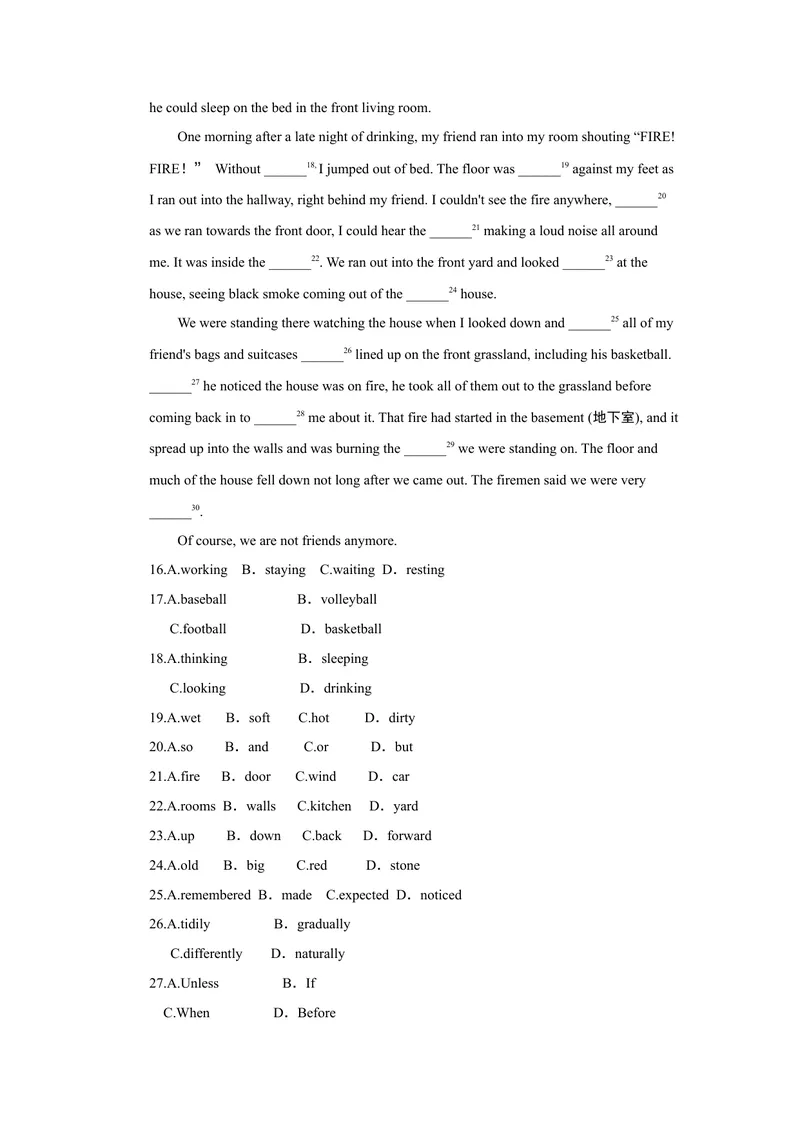 《单元达标测试卷_初中英语789_26秋最新人教版英语九年级上册_26秋人教九上_39、赠送其它资料_旧版资料_4.习题试卷_3人教英语9全一册单元试卷（144份）_单元测试卷1（有听力）_677》第3页预览