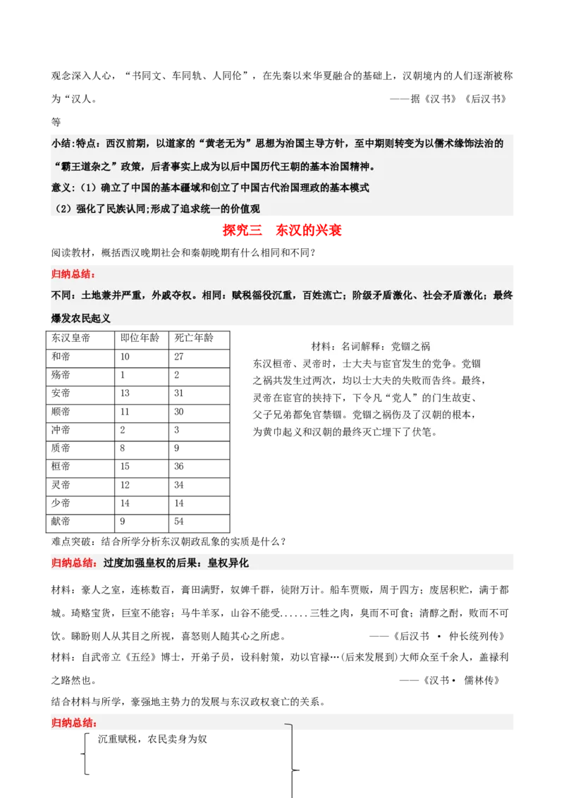《第4课西汉与东汉——统一多民族封建国家的巩固（学案）-（中外历史纲要上册）_新版高中_高中历史新版_高中历史纲要上（统编版）_同步讲义-P5_2024版》第8页预览