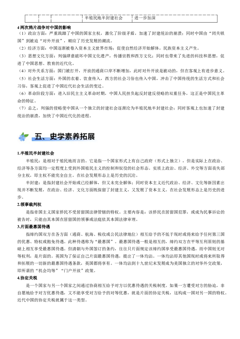 《第15课两次鸦片战争（学案）-（统编版中外历史纲要上册）_新版高中_高中历史新版_高中历史纲要上（统编版）_大单元教学课件+教学设计-P21》第6页预览