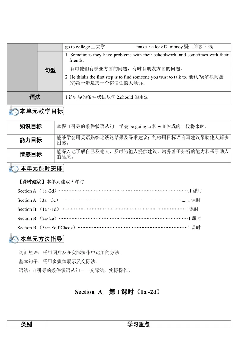 《SectionA第1课时（导学案）_初中英语789_最新人教版英语八年级上册_老版（含有参考价值）_01教案人教版初中英语八上（多版本）易提分旗舰店_人教版英语8年级上教案教案0_530》第2页预览