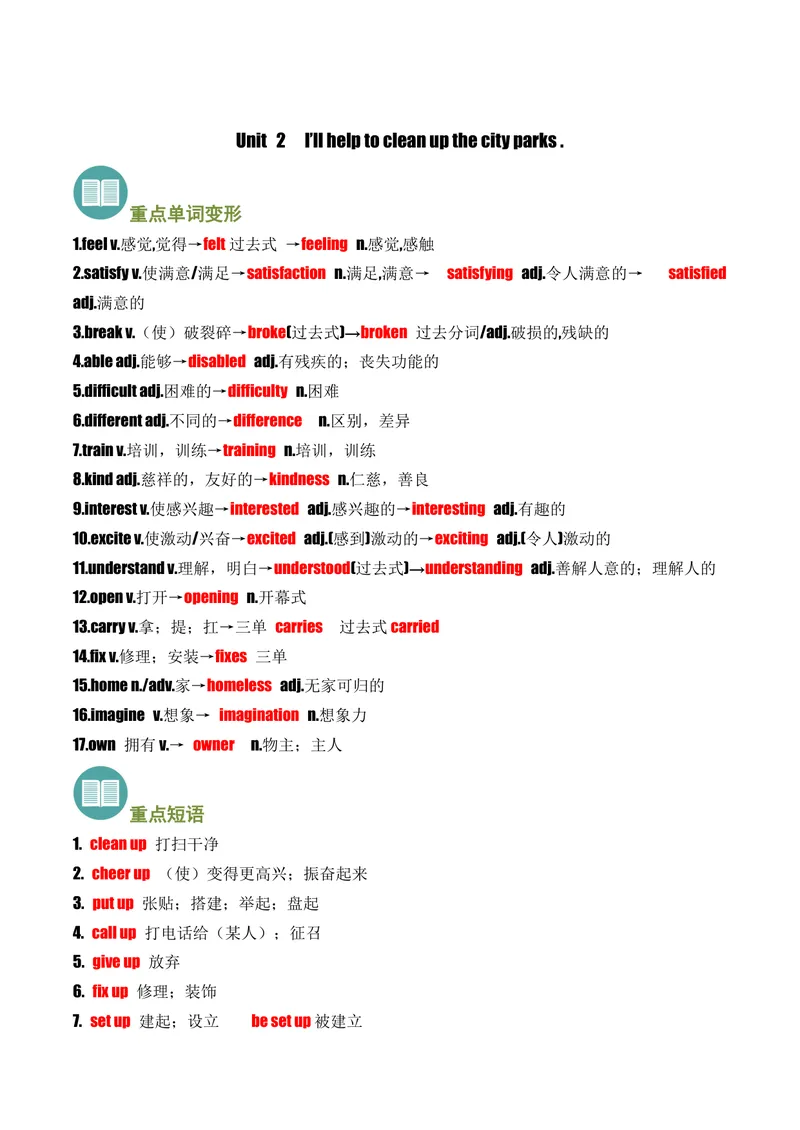 《考点清单01Unit1~Unit5(重点单词变形、词组、句型）-八（人教版）_初中英语789_最新人教版英语八年级下册_旧版（有参考价值）_版本二_八年级英语下册（人教版）_期末专项复习-U302_2025版》第6页预览