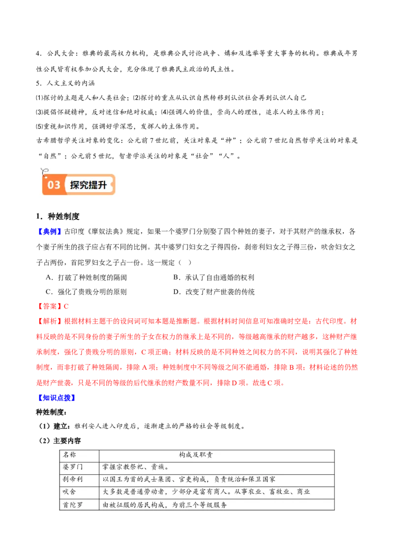 《第1课文明的产生与早期发展（教师版）_新版高中_高中历史新版_高中历史纲要下（统编版）_同步讲义-P5_2025版》第4页预览