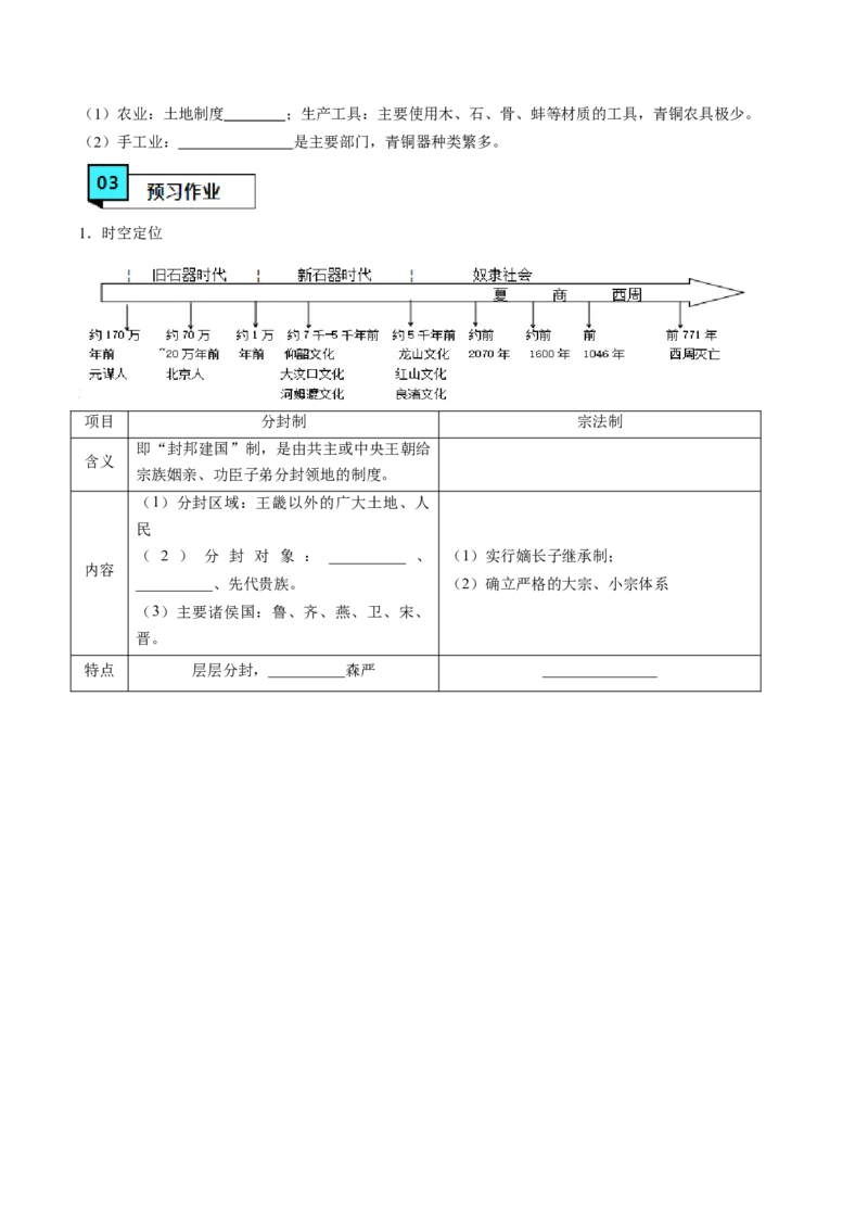 《第1课中华文明的起源与早期国家（学案）-（中外历史纲要上册）_新版高中_高中历史新版_高中历史纲要上（统编版）_同步讲义-P5_2024版》第4页预览