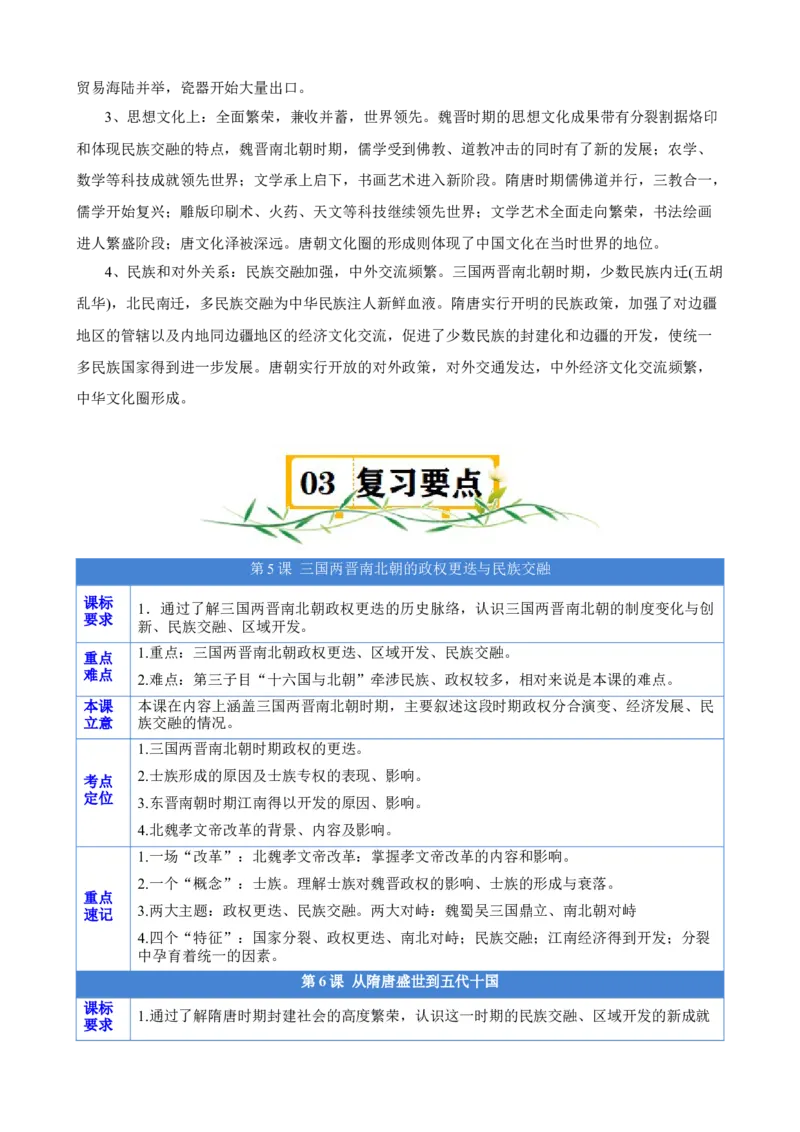 《第二单元（知识清单）（统编版中外历史纲要上）_新版高中_高中历史新版_高中历史纲要上（统编版）_单元复习专项-P43_2024版》第4页预览