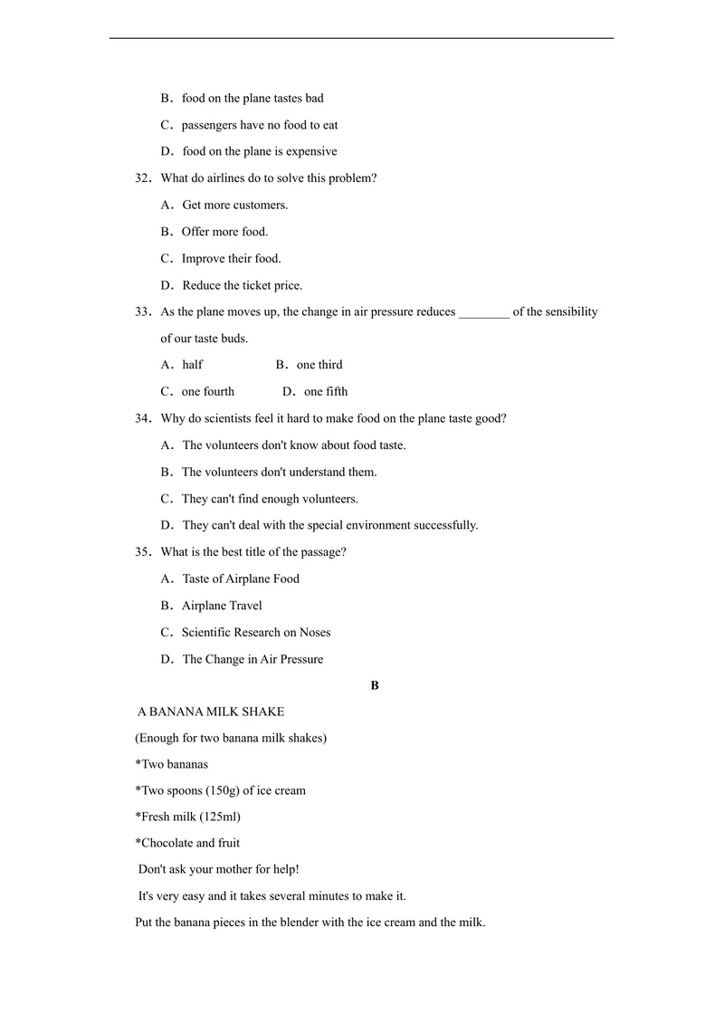 《点拨单元达标测试卷_初中英语789_最新人教版英语八年级上册_老版（含有参考价值）_03练习和试卷人教版初中英语八上（多版本）易提分旗舰店_单元过关卷+达标测试卷(含听力)_194》第5页预览