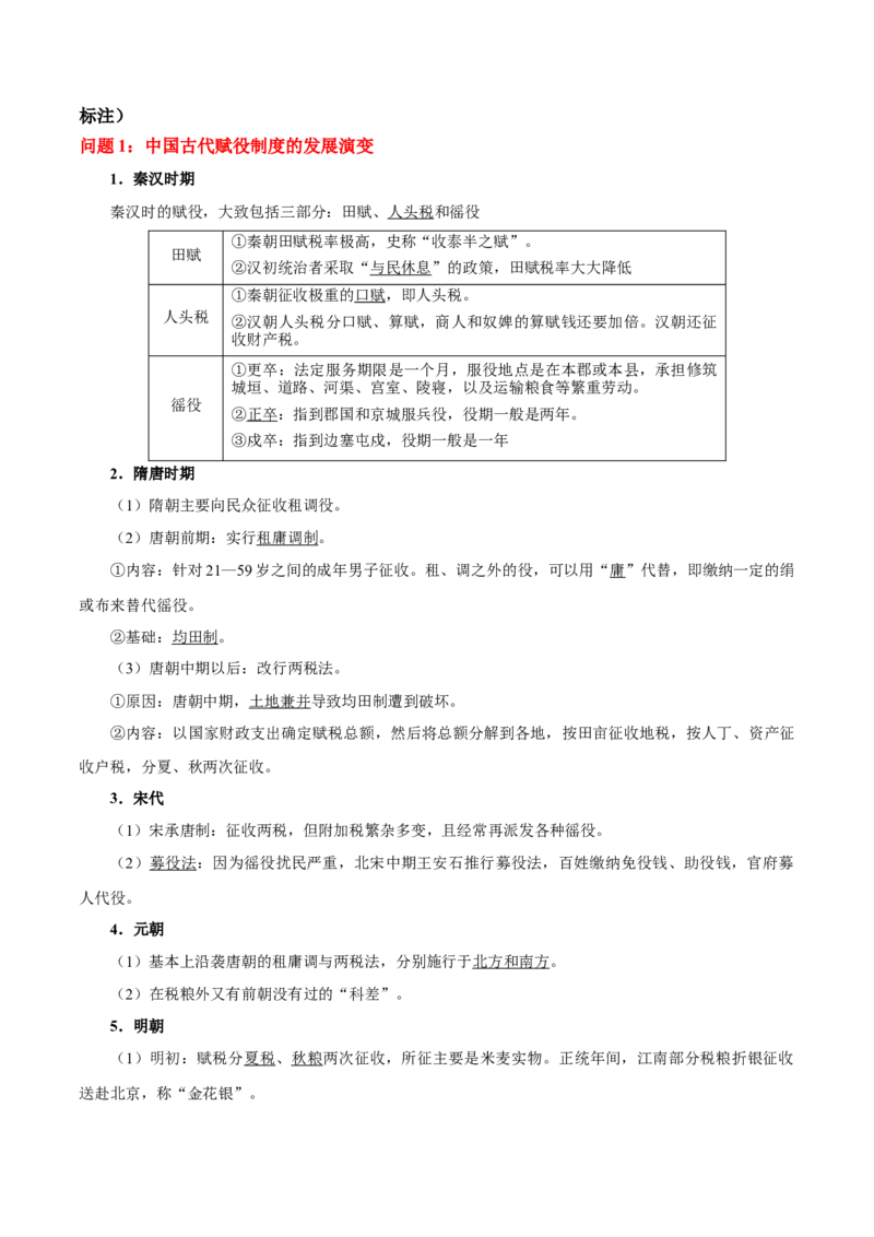 《第16课中国赋税制度的演变（导学案）（教师版）_新版高中_高中历史新版_高中历史选择性必修1（统编版）_同步讲义-P5_2025版》第2页预览