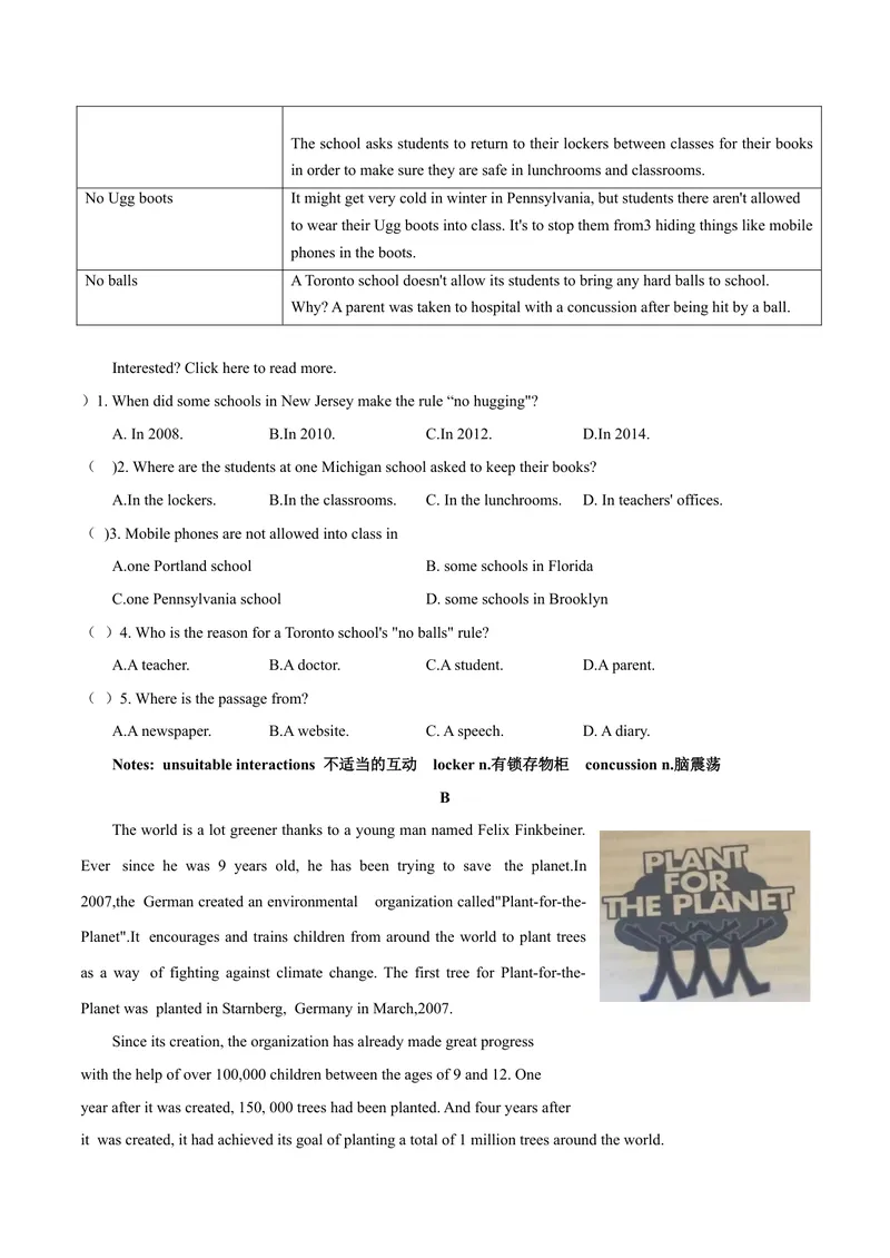 《话题7社会行为准则--2021-2022学年九年级英语话题阅读（人教版）_初中英语789_26秋最新人教版英语九年级上册_26秋人教九上_39、赠送其它资料_旧版资料_4.习题试卷》第3页预览