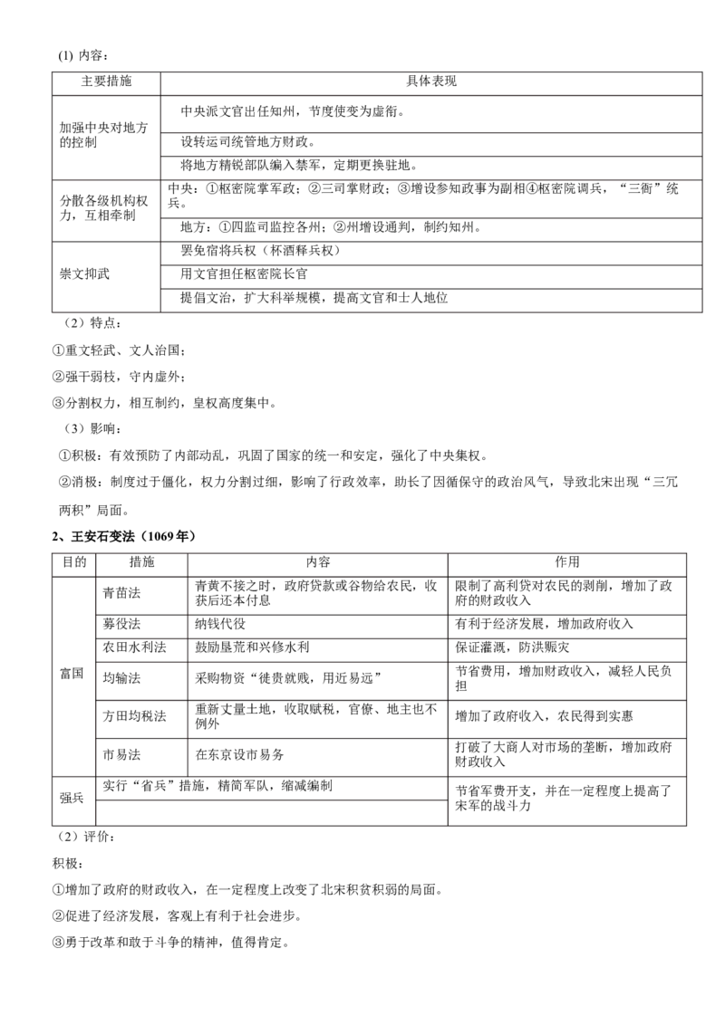 《第9课两宋的政治和军事（学案）-（统编版中外历史纲要上册）_新版高中_高中历史新版_高中历史纲要上（统编版）_大单元教学课件+教学设计-P21》第4页预览