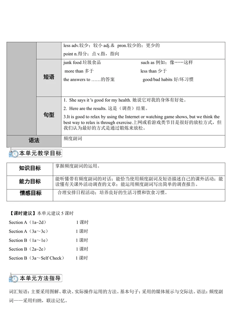 《SectionA第1课时（导学案）_初中英语789_最新人教版英语八年级上册_老版（含有参考价值）_01教案人教版初中英语八上（多版本）易提分旗舰店_人教版英语8年级上教案教案0_309》第2页预览