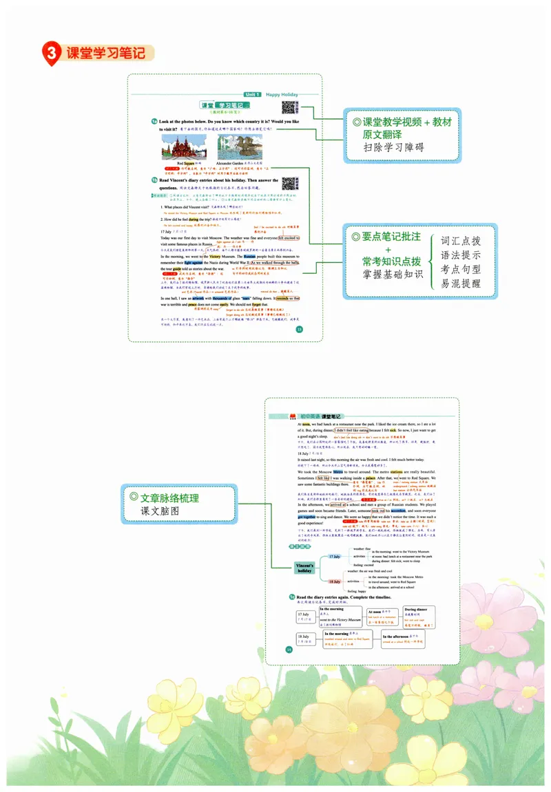 《课堂笔记_初中英语789_最新人教版英语八年级上册_新版_初中英语8上新更新第三套可选择_07课堂笔记》第4页预览