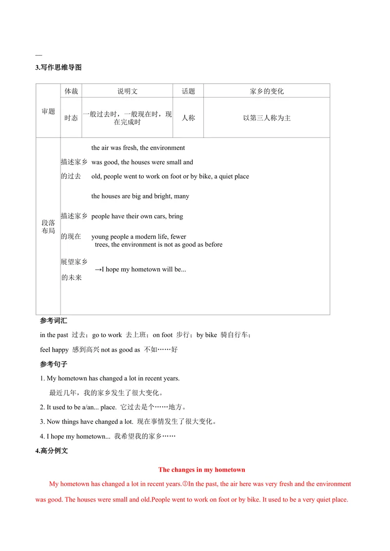 《Unit10I’vehadthisbikeforthreeyears.-（人教版）（学生版）_初中英语789_最新人教版英语八年级下册_旧版（有参考价值）_版本二_八年级英语下册（人教版）_单元写作深度指导-V34_2024版》第6页预览