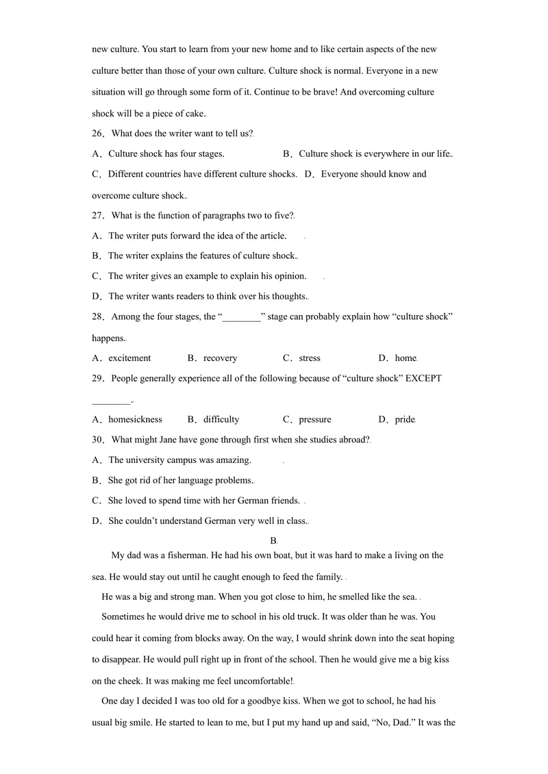 《期末测试卷-2021-2022学年九年级英语上学期期末复习查缺补漏冲刺满分（人教版)_初中英语789_26秋最新人教版英语九年级上册_26秋人教九上_39、赠送其它资料_旧版资料_4.习题试卷》第4页预览