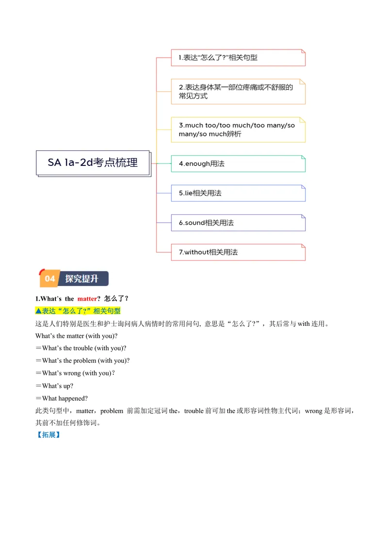 《Unit1课时1SectionA（1a-2d）（教师版）_初中英语789_最新人教版英语八年级下册_旧版（有参考价值）_版本二_八年级英语下册（人教版）_同步讲义-U34_2024版》第3页预览