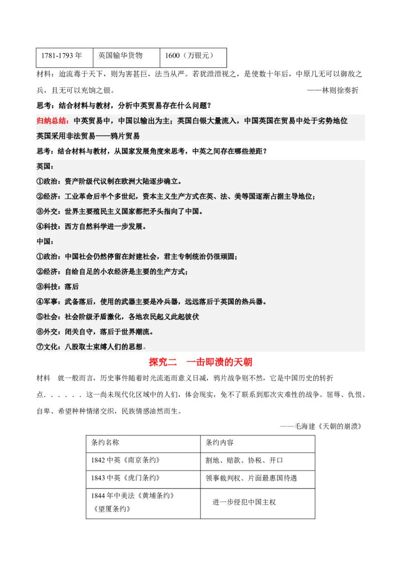 《第15课两次鸦片战争（学案）-（中外历史纲要上册）_新版高中_高中历史新版_高中历史纲要上（统编版）_同步讲义-P5_2024版》第3页预览