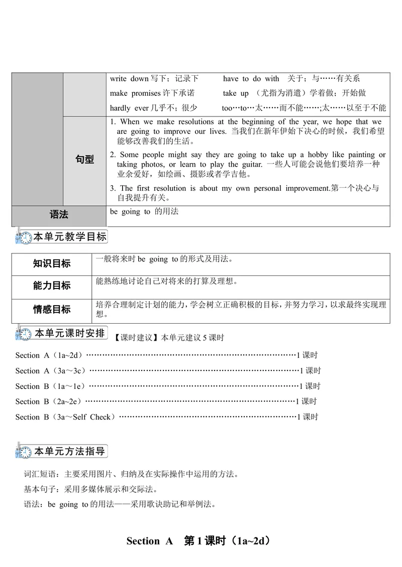 《SectionA第1课时（导学案）_初中英语789_最新人教版英语八年级上册_老版（含有参考价值）_01教案人教版初中英语八上（多版本）易提分旗舰店_人教版英语8年级上教案教案0_15》第2页预览