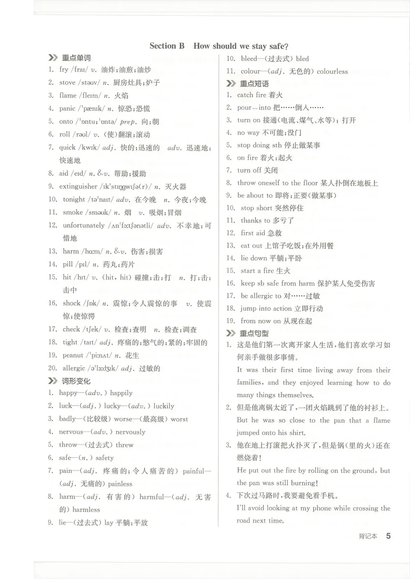 《背记本_初中英语789_最新人教版英语八年级下册_2026春新人教版八下（更新中）_88教辅合集_2026春《全品作业本》8年级下册（英语）（人教）》第4页预览
