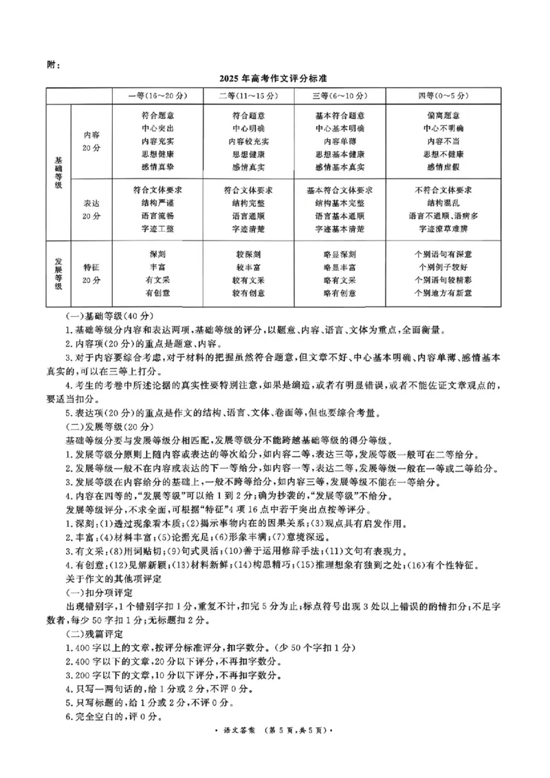 《语文答案_12.2026年4月全国各地高考模拟卷_2026青桐鸣高三4月内部练&河南新乡二模》第5页预览