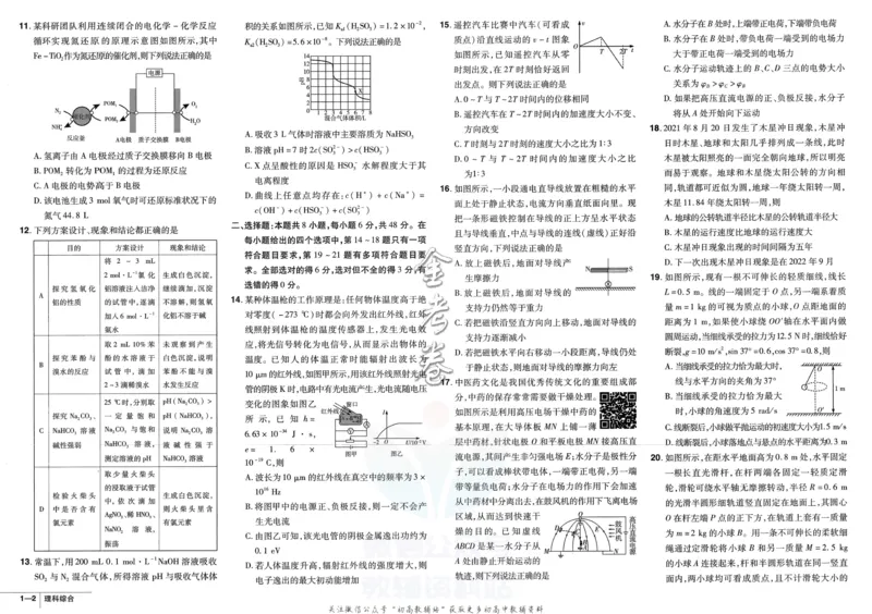 《金考卷优秀模拟试卷汇编45套全国乙卷理综_12.2026年4月全国各地高考模拟卷_2026天星金考卷·优秀模拟试卷汇编45套_2023版》第4页预览