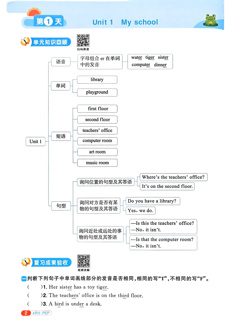 《人教pep英语4升5《阳光同学暑假衔接》_小学1-6年级全科全套_1-6年级全科上册_五年级_四升五暑假作业》第8页预览