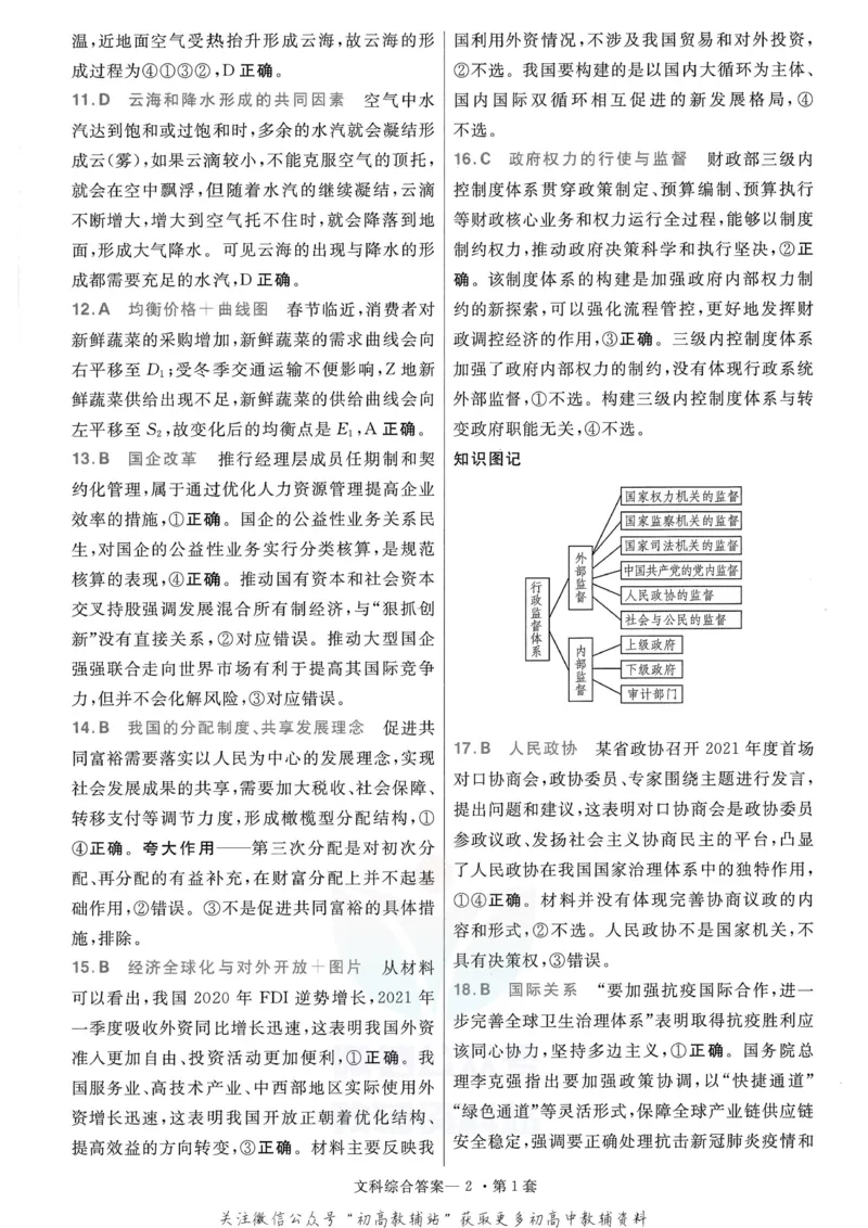 《金考卷优秀模拟试卷汇编45套全国乙卷文综答案_12.2026年4月全国各地高考模拟卷_2026天星金考卷·优秀模拟试卷汇编45套_2023版》第4页预览
