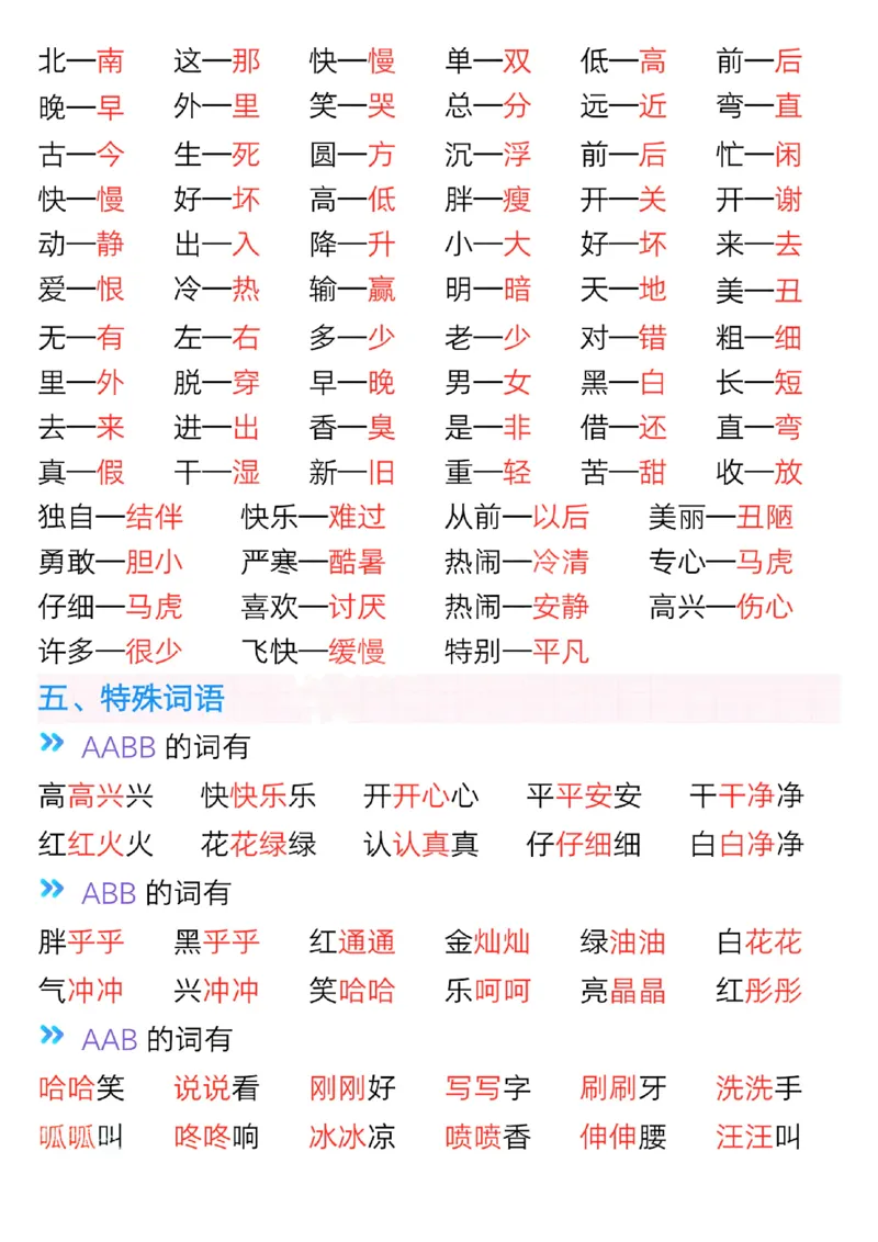 《一年级（下）语文全册必背常考知识点_赠送2026小学1-6年级资料合集(按需自取)_一年级》第2页预览
