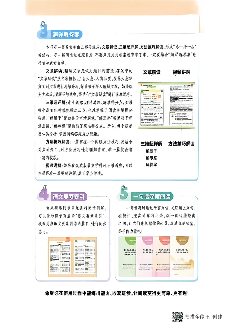《王朝霞5年级阅读训练超详解_26-27学年《王朝霞小学语文阅读训练100篇超详解》（第4次修订）_27版5上语文王朝霞《阅读100篇超详解》》第4页预览