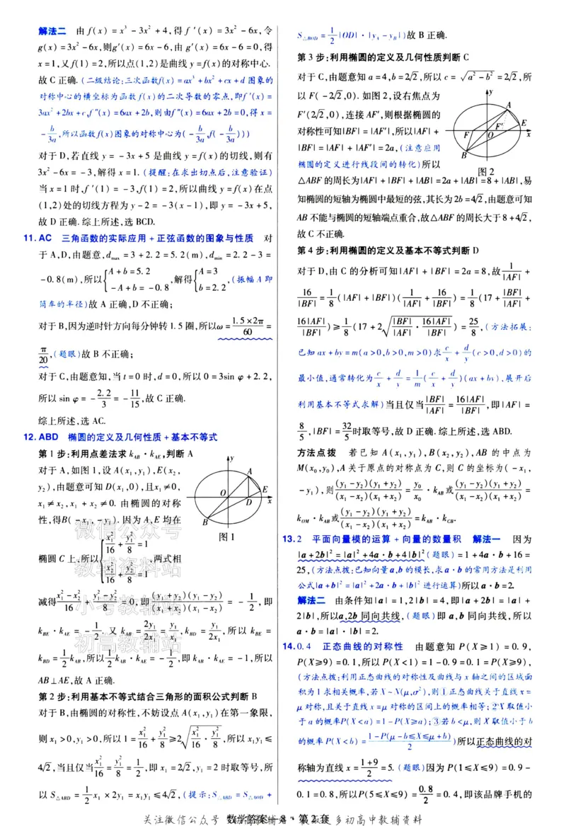 《金考卷《2024优秀模拟试卷汇编45套》新高考数学答案_12.2026年4月全国各地高考模拟卷_2026天星金考卷·优秀模拟试卷汇编45套_2024版》第10页预览