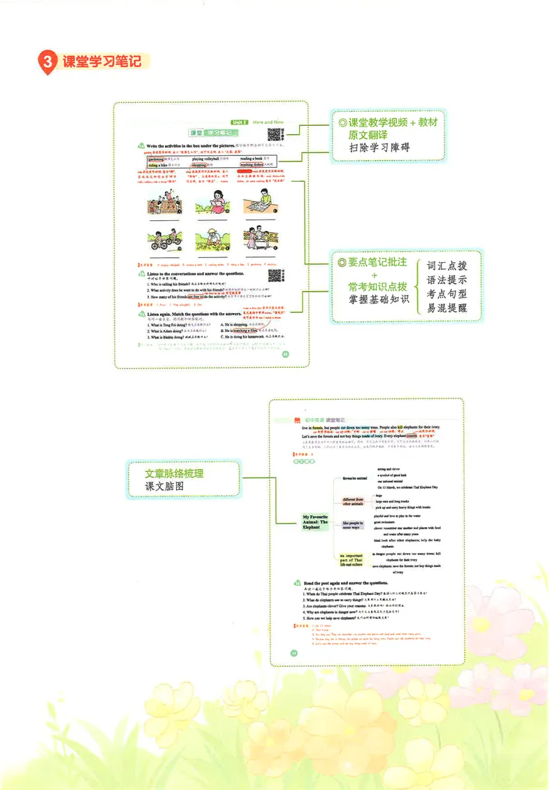 《新教材课堂笔记_初中英语789_最新人教版英语七年级下册_七下英语2025版_04.2025春英语人教7下课本笔记+单词笔记（4套）》第5页预览