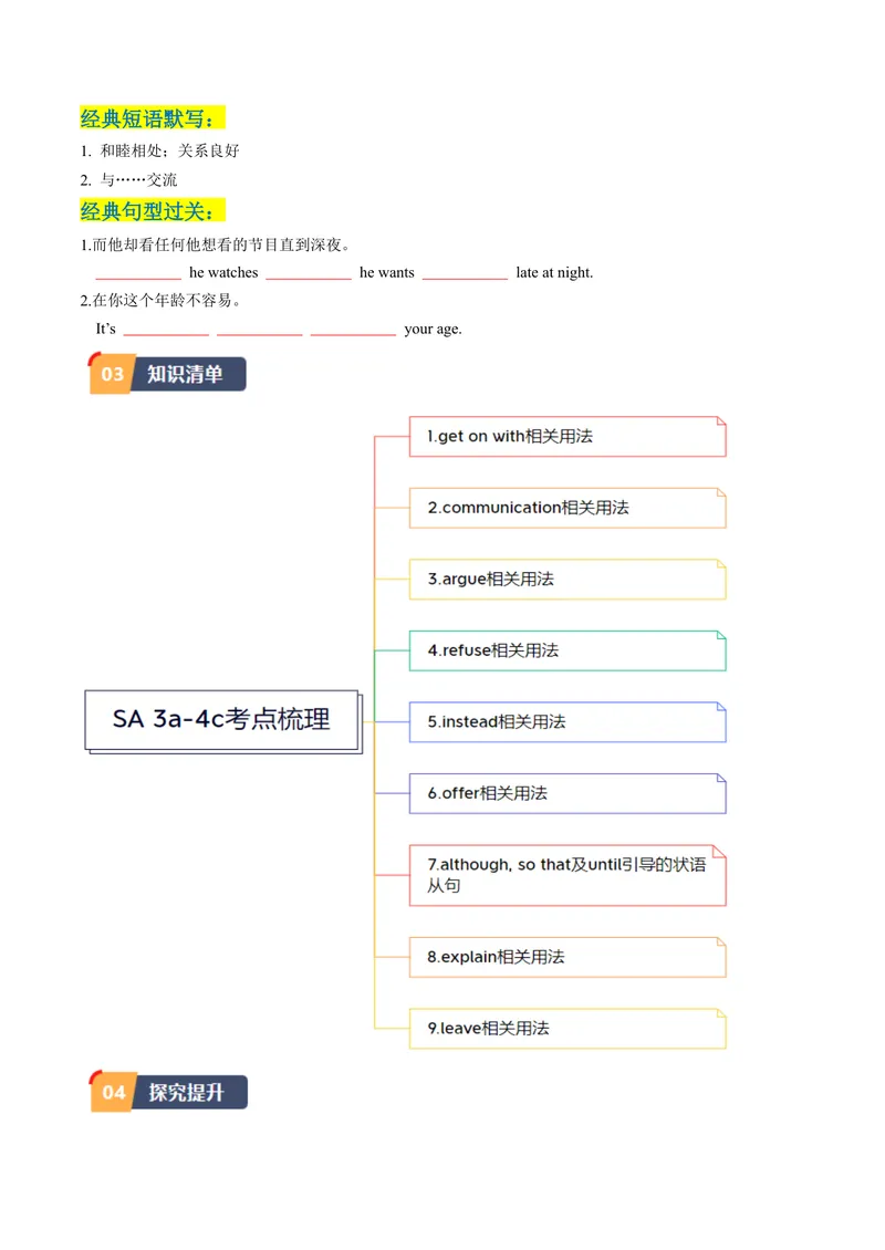 《Unit4课时2SectionA（3a-4c）（学生版）_初中英语789_最新人教版英语八年级下册_旧版（有参考价值）_版本二_八年级英语下册（人教版）_同步讲义-U34_2024版》第2页预览