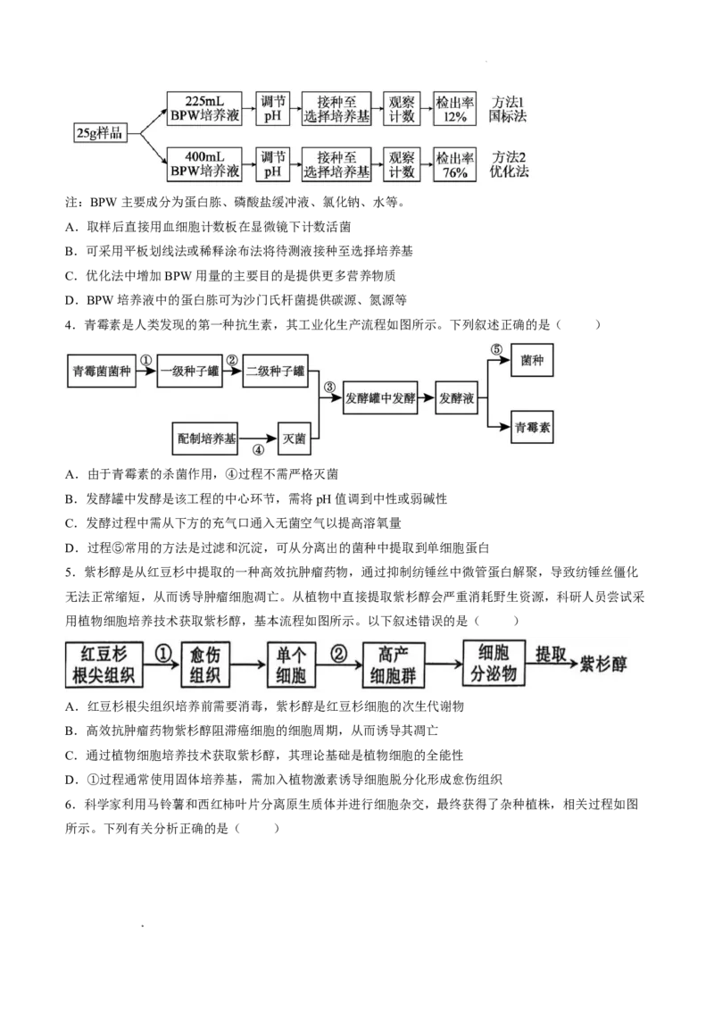 《试卷辽宁省沈阳市第一二0中学2025-2026学年高二下学期期中生物试卷_2024-2027高二（7-7月题库）_2026年06月高二试卷_260603辽宁省沈阳市第一二0中学2025-2026学年高二下学期5月期中考试》第2页预览