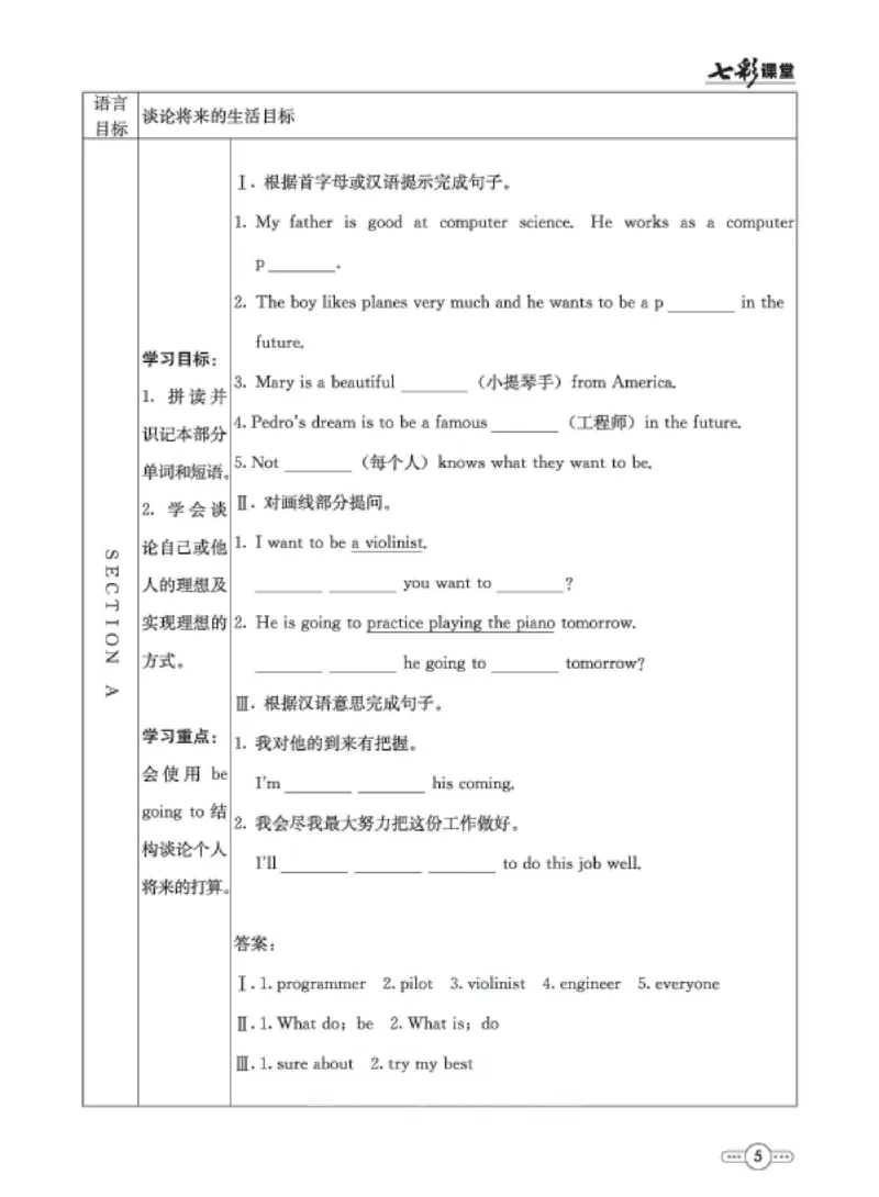 《7b_初中《预习卡》_初中英语_初中英语预习卡（鲁教版）》第6页预览