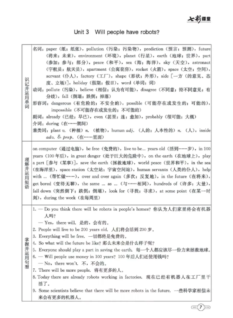 《7b_初中《预习卡》_初中英语_初中英语预习卡（鲁教版）》第8页预览
