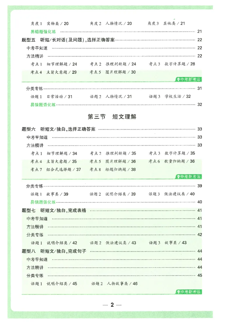 《题型方法讲练-七英听力_2026初中英语听力材料和题型方法》第4页预览