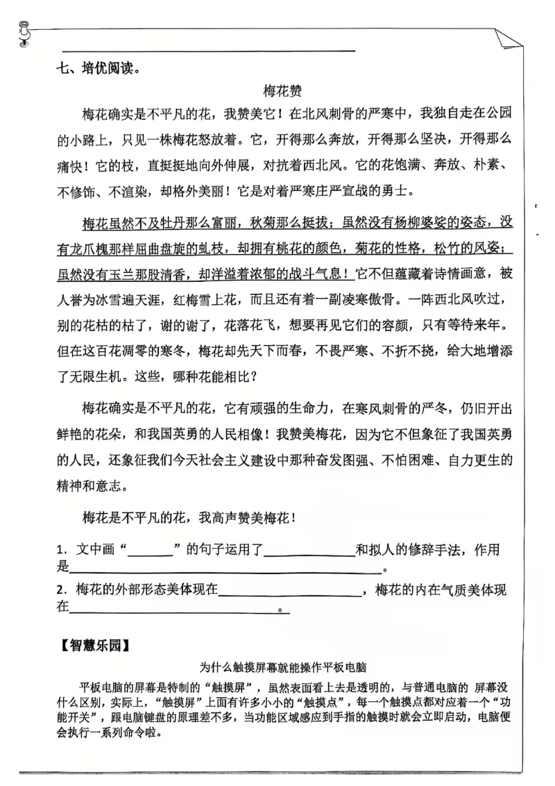《五年级（上）语文25学年寒假作业_赠送2026小学1-6年级资料合集(按需自取)_五年级_五年级（上）语文25学年寒假作业》第2页预览