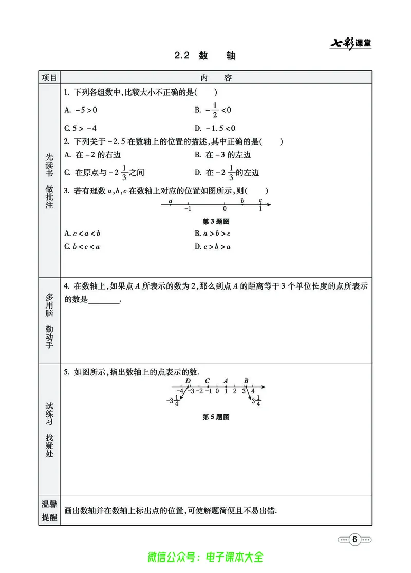《数学鲁教版6a预习卡_初中《预习卡》_初中数学_初中数学预习卡(鲁教版)》第7页预览