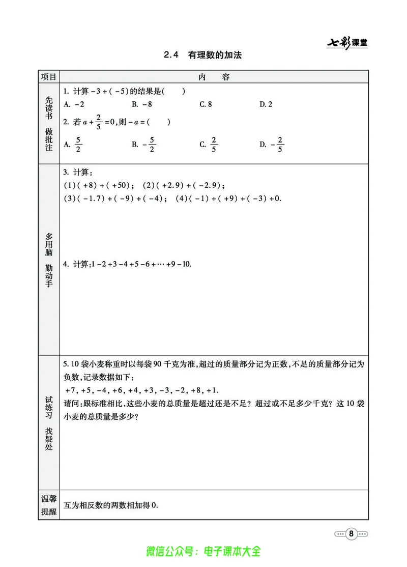 《数学鲁教版6a预习卡_初中《预习卡》_初中数学_初中数学预习卡(鲁教版)》第9页预览