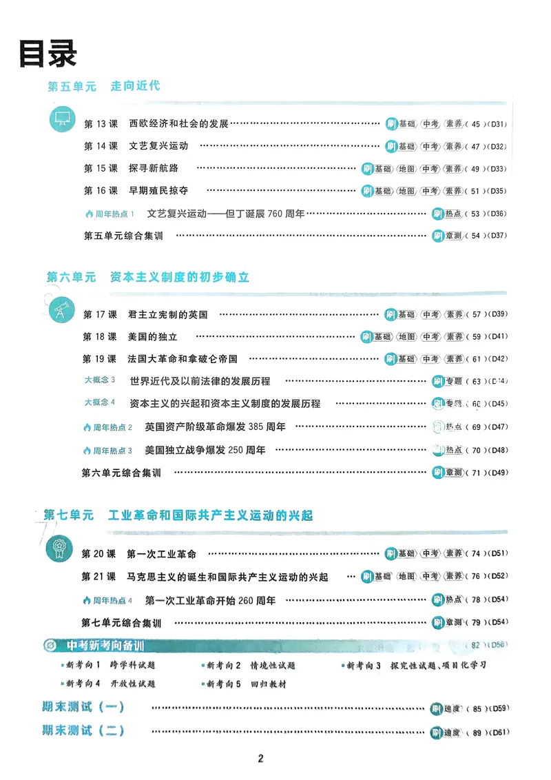 《2026《初中必刷题•历史》9上_初中全科目同步习题+精品试卷(7-9年级)_25秋初中历史《同步习题+精品试卷》_上册_《初中必刷题》2025秋_2026版初中《必刷题》9年级上册(历史)(人教)》第3页预览