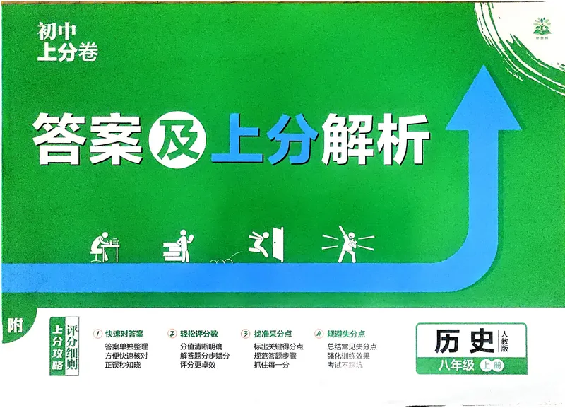 《2025秋初中上分卷历史8年级上册解析册_初中全科目同步习题+精品试卷(7-9年级)_25秋初中历史《同步习题+精品试卷》_上册_《初中上分卷》2025秋_2026版_2026《初中上分卷•历史》8上》第1页预览