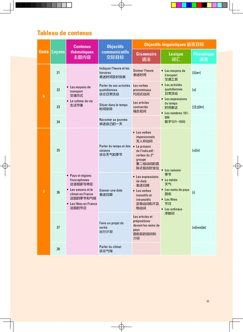 《（根据2022年版课程标准修订）普通中学教科书•法语七年级法语起步（下册）_初中二外（日俄德法西班牙）_初中法语》第3页预览