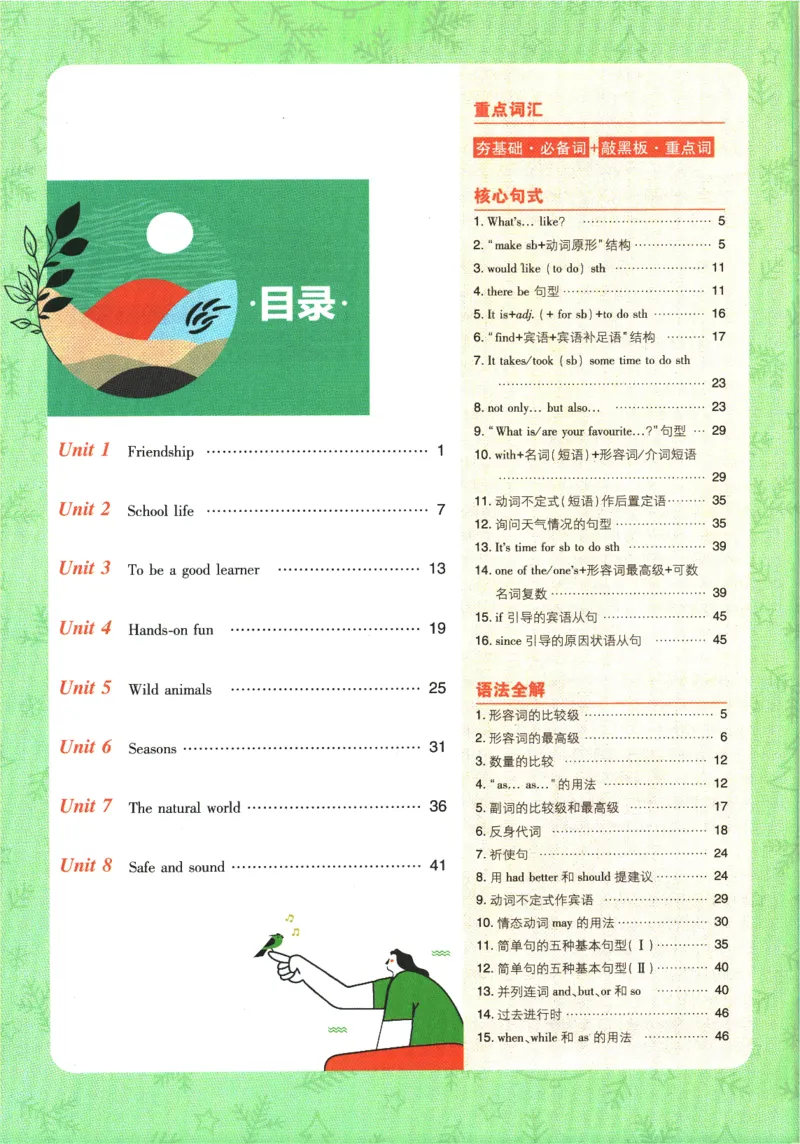 《初中必刷题-8上-英语译林牛津版狂K重点_2026初中《必刷题》系列_🌲2026年必刷题初中上册各版本合集_🌲2026必刷题八上各科各版本合集》第4页预览