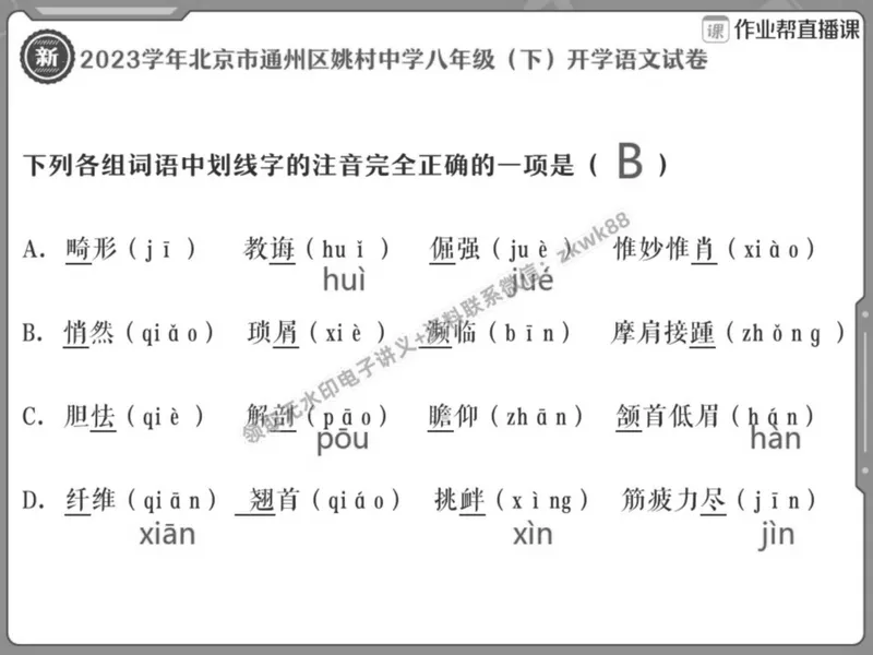 《16.课堂笔记主讲课中笔记_2025初二网课_25初二语文_25初二宋北平语文（作业帮）_春季上-寒假班A+_课堂笔记》第6页预览