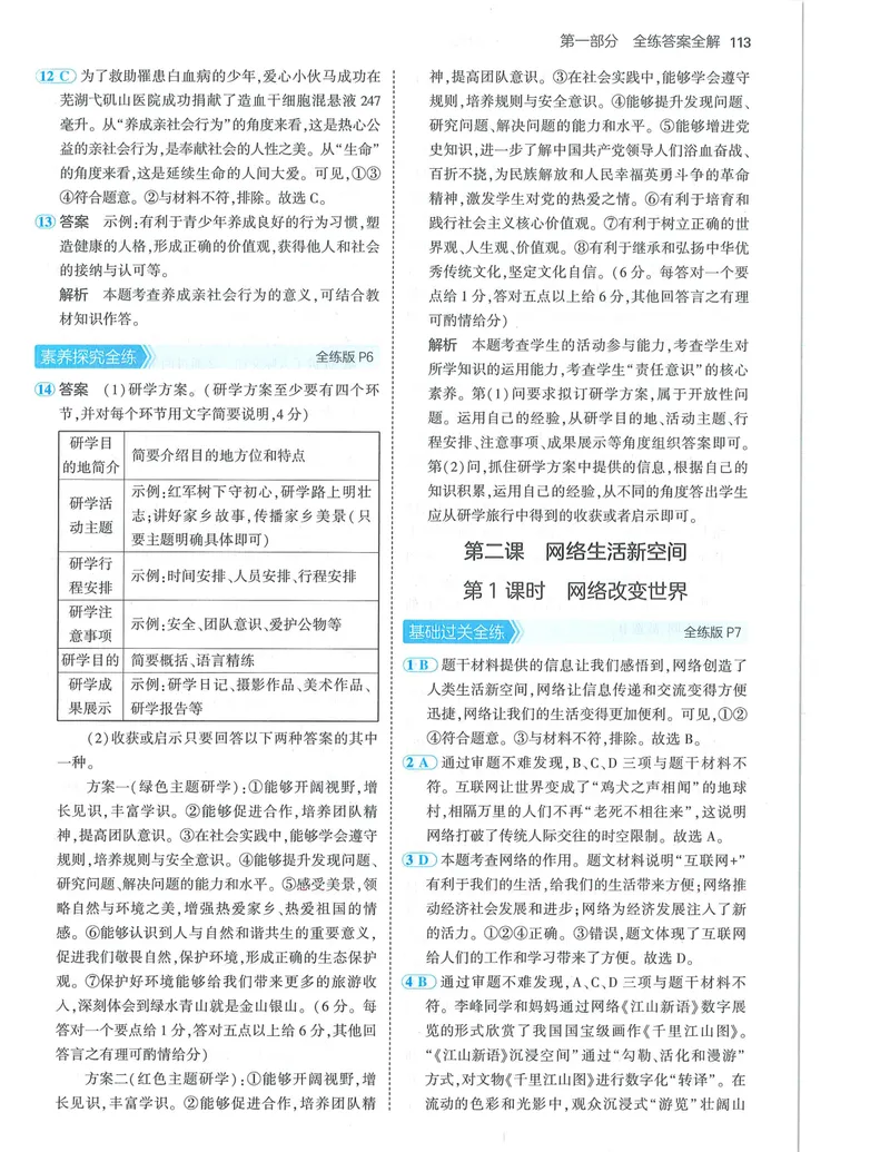 《53-初中同步-8上-道法人教版答案_初中全科目同步习题+精品试卷（7-9年级）_25秋初中道法《同步习题+精品试卷》_初中道法7-9年级上册试卷(1)_《53全练版》2024秋_8年级上册》第3页预览