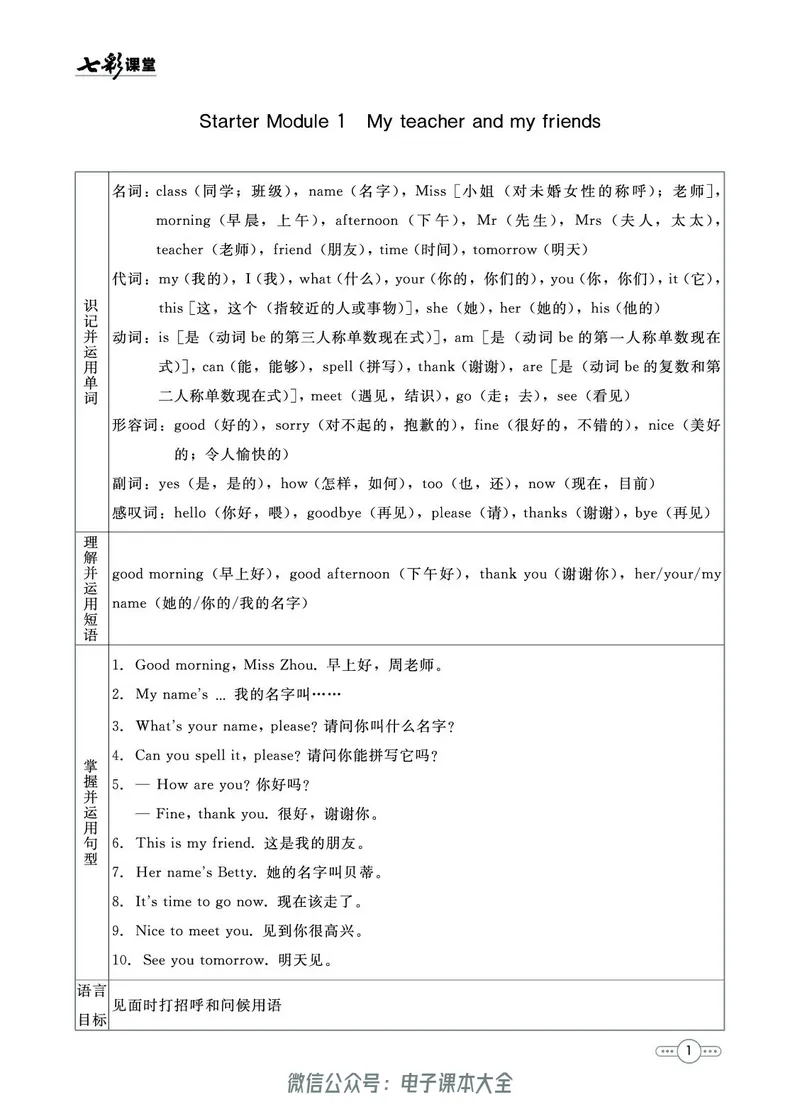 《英语外研版7a预习卡_初中《预习卡》_初中英语_初中英语预习卡(外研版)》第2页预览