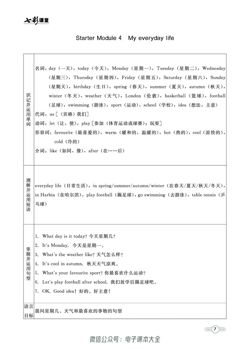 《英语外研版7a预习卡_初中《预习卡》_初中英语_初中英语预习卡(外研版)》第8页预览