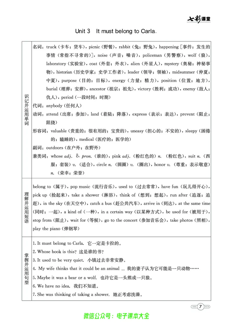 《英语鲁教版9a预习卡_初中《预习卡》_初中英语_初中英语预习卡(鲁教版)》第8页预览