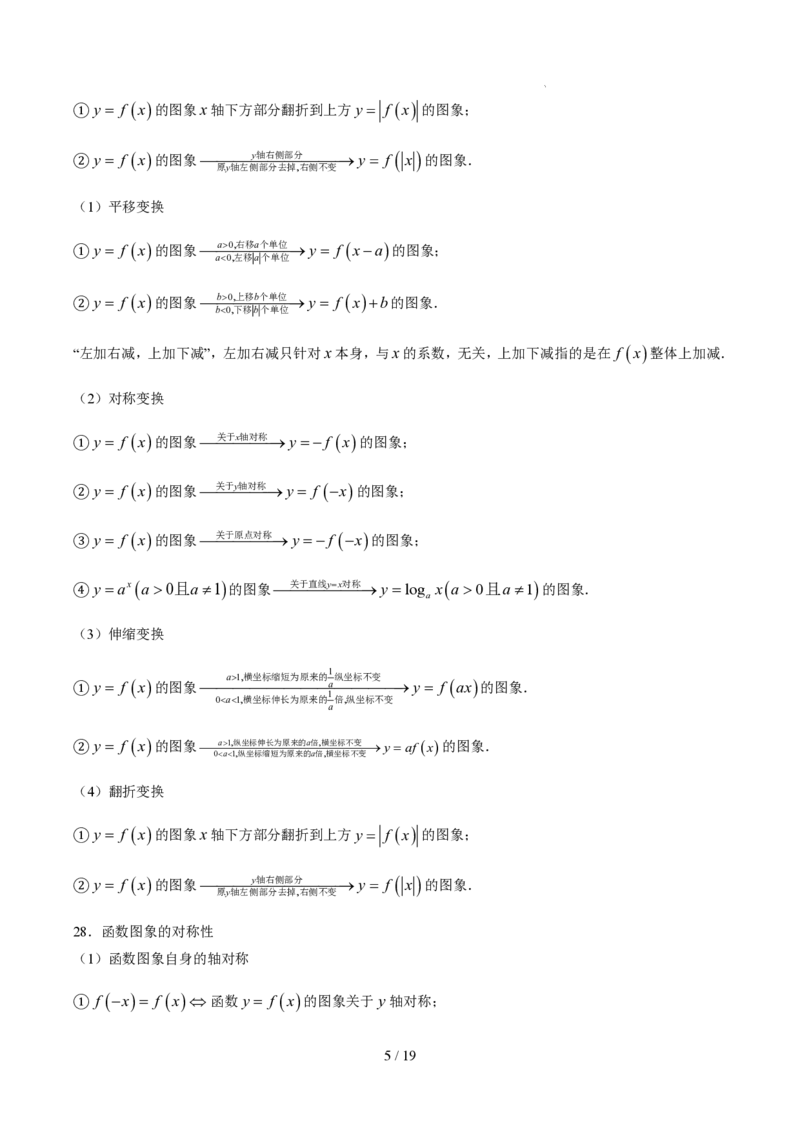 《高一数学下学期核心高频考点速查（含二级结论）（三角函数与平面向量+解三角形+复数+立体几何初步+概率统计）_2024-2027高三（6-6月题库）_2026年06月高三试卷（数理化）_0615数学》第5页预览