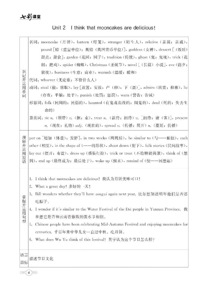 《九年级上册英语人教版预习卡_初中《预习卡》_初中英语_初中英语预习卡（人教版）_上册》第5页预览
